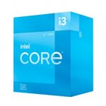 Procesador Intel Core i3 12100F, 4 Cores (4 Performance-cores / 0 Efficient-cores), 8 Threads, 3.30GHz Base, 4.90Ghz Turbo, 12Mb, Socket LGA1700, Intel 12th Generacion. - BX8071512100F