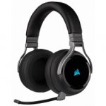 Diadema Corsair Virtuoso Carbon Wireless RGB, inalambrico, 7.1 Surround / USB / USB-C / 3.5mm / PC / Nintendo Switch / Xbox / PS5 - CA-9011185-NA