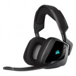 Diadema Corsair Void RGB Elite Wireless, Inalambrico, USB, PC, Mac, PS5, 7.1 Surround, Carbon - CA-9011201-NA