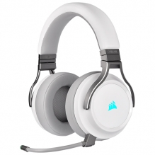 Diadema Corsair Virtuoso Blanco Wireless RGB, Inalambrico, 7.1 Surround / USB / USB-C / 3.5mm / PC / Nintendo Switch / Xbox / PS5 - CA-9011186-NA