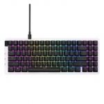 Teclado Mecanico Modular NZXT Function Mini TKL Blanco, Switches Gateron Red, RGB, Hot Swap, USB C, Ingles - KB-175US-WR