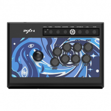 Arcade Stick Fight Controller, Botones Mecanicos Green Axis, Funcion Turbo, Compatible con Xbox One, Xbox Series S/X, PC, PS4, Switch y Android - PXN-008