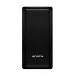 Power Bank ADATA C20 Negro, 20,000 mAh, Carga simultanea de 3 dispositivos, Indicador LED, USB-A y USB-C - PBC20-BK