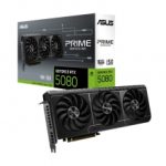 Tarjeta de Video ASUS Prime GeForce RTX?5080, 16?GB GDDR7, PCIe?5.0, Triple Fan, Vapor Chamber - PRIME?RTX5080?16G