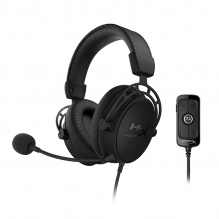 Diadema HyperX Cloud Alpha S Blackout, Alambrico, USB, 3.5mm, PC, PS4, Stereo, 7.1 Surround, HX-HSCAS-BK/WW