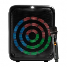 Bocina Karaoke Vorago KSP-350, Bluetooth, Microfono Inalambrico, USB Tipo-C, 3.5mm - KSP-350