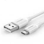 Cable UGREEN USB-A a Micro-USB 1m, Blanco - 60141