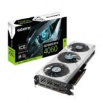 Tarjeta de video Nvidia Gigabyte GeForce RTX 4060 Eagle OC Ice 8G, DLSS 3, Ray tracing, Reflex, GDDR6 - GV-N4060EAGLEOC ICE-8GD