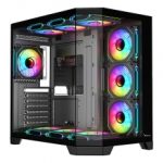 Gabinete Xzeal XZ150, ATX, Cristal Templado, 4x Ventiladores ARGB, Negro - XZGAXT1B