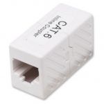 Cople Cat 6 Intellinet, Modular, Blanco - 504751