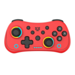 Control Inalambrico Balam Rush Kontrol Pocket G555, Bluetooth 5.0 / USB-C, Multiplataforma, Compatible Nintendo Switch, RGB, Rojo - BR-942584