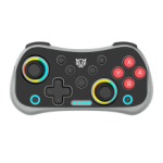 Control Inalambrico Balam Rush Kontrol Pocket G555, Bluetooth 5.0 / USB-C, Multiplataforma, Compatible Nintendo Switch, RGB, Negro-Gris - BR-942607