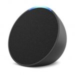 Amazon Echo Pop | Bocina Inteligente | Compacto con Sonido Definido y Alexa | Negra | 1a Gen - B09WNK39JN