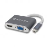 Adaptador USB-C a HDMI/VGA Naceb - NA-0113