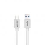 Cable USB-A a USB-C Adata, 1m, Blanco - ACA3AL-100CM-CSV
