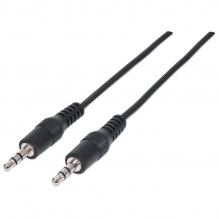 Cable de Audio Estereo Manhattan, 3.5mm, Macho a Macho - 334594