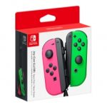 Controles Joy-Con Izquierdo y Derecho para Nintendo Switch, color Rosa/Verde Neon - Standard Edition - HACAJAHAA