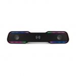 Bocina Vorago Start the Game BSP-350, Bluetooth, 3.5mm, USB. Iluminacion RGB, Negro