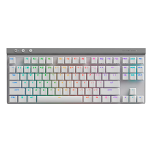 Teclado Gamer Logitech G515 Lightspeed TKL,  Mecanico, Inalambrico, Bluetooth, Blanco, Ingles - 920-012535
