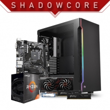 PC Gamer ShadowCore | Ryzen 5 5500 | 16 GB 3200 MHz | SSD M.2 500 GB | RX 7600 8 GB